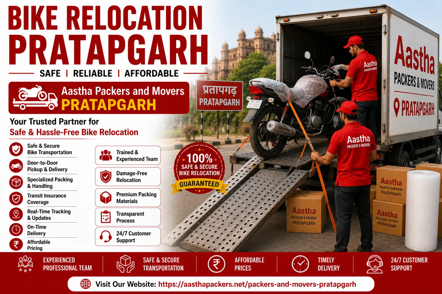 Bike Relocation Pratapgarh