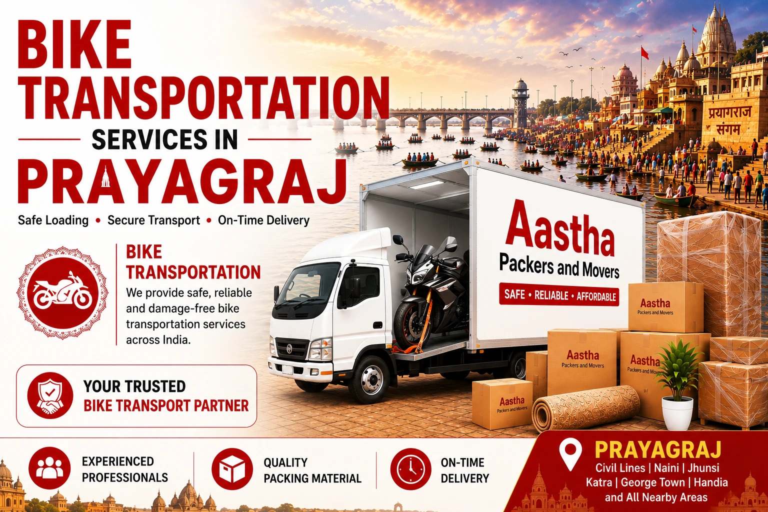 Bike Transportation Services in Prayagraj