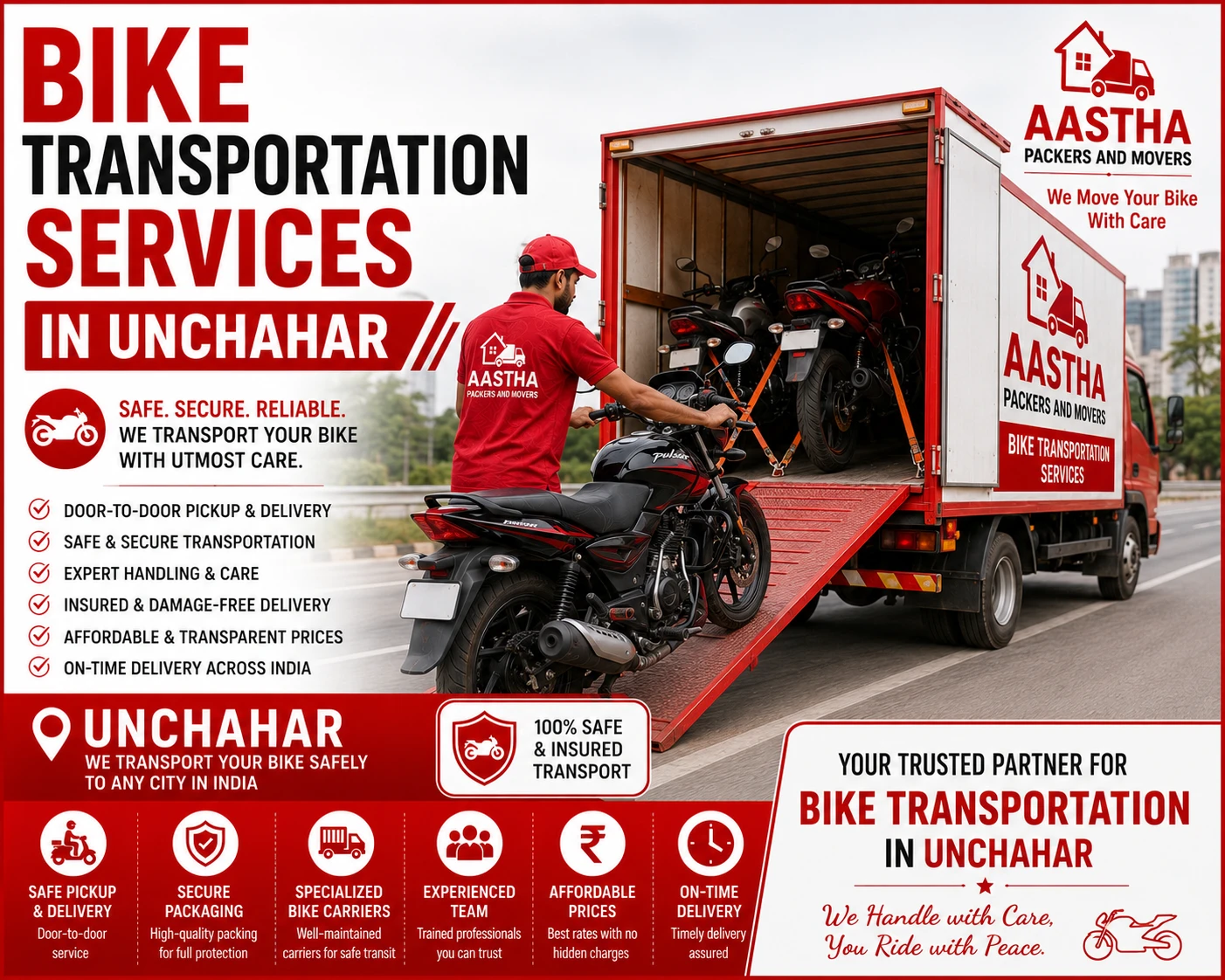 Bike Transportation Services in Unchahar