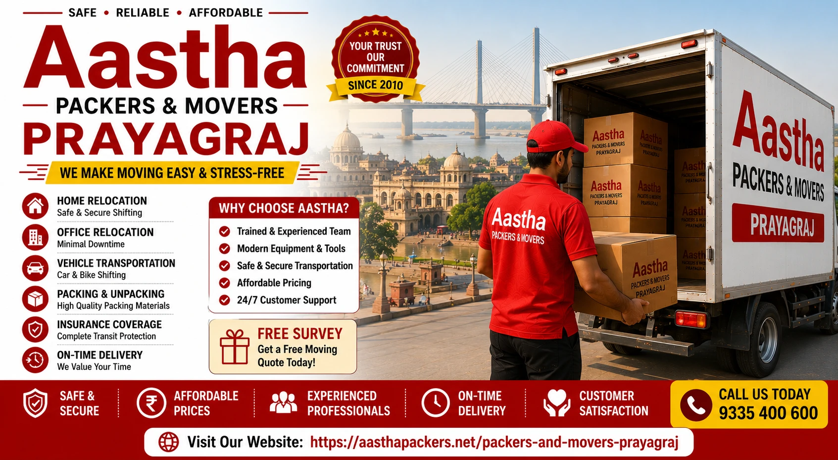 Aastha Packers and Movers Prayagraj