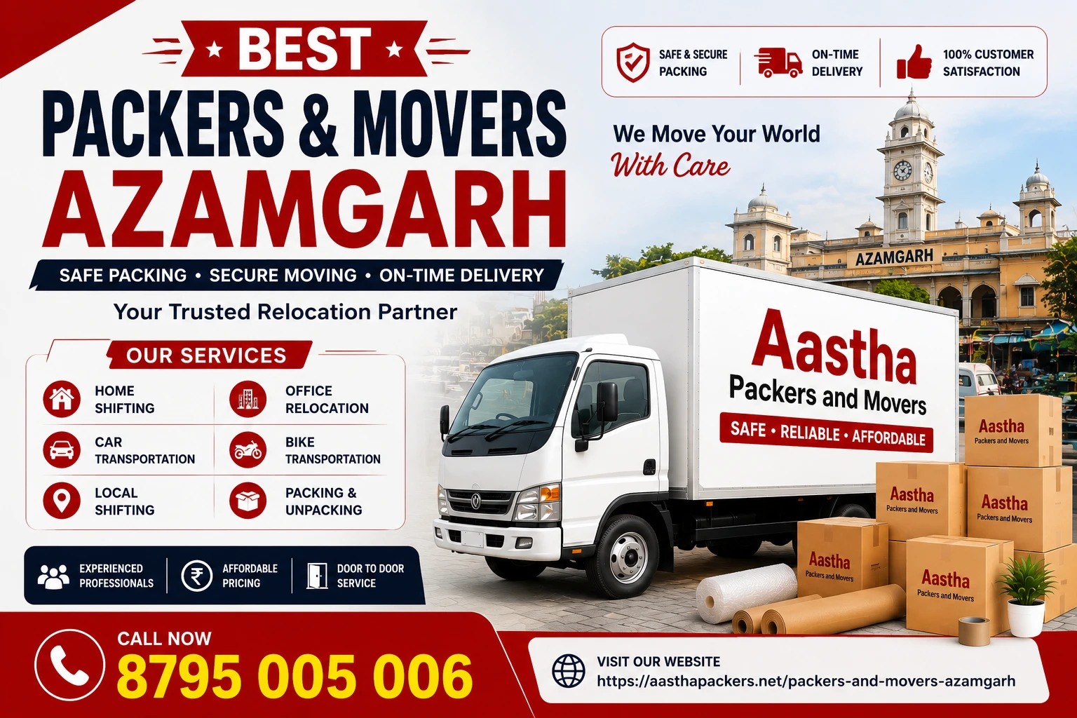 best packers and movers azamgarh contact number