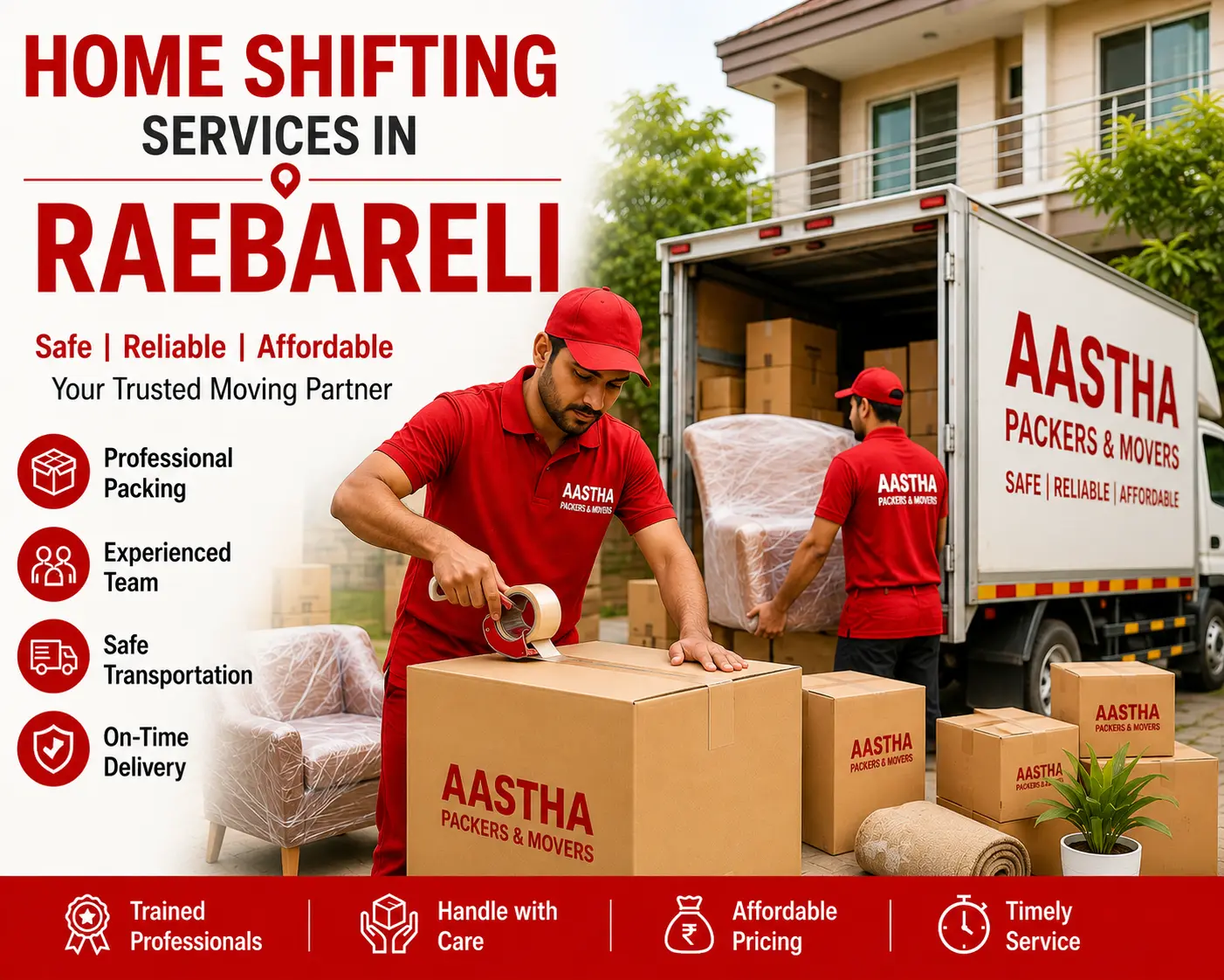 Home Shifting Services in Raebareli