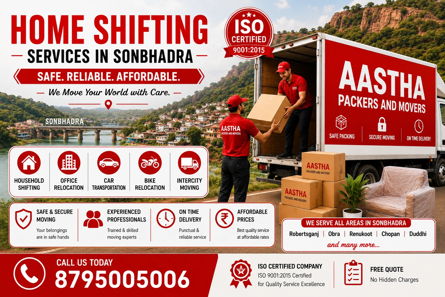 Home Shifting Services in Sonbhadra