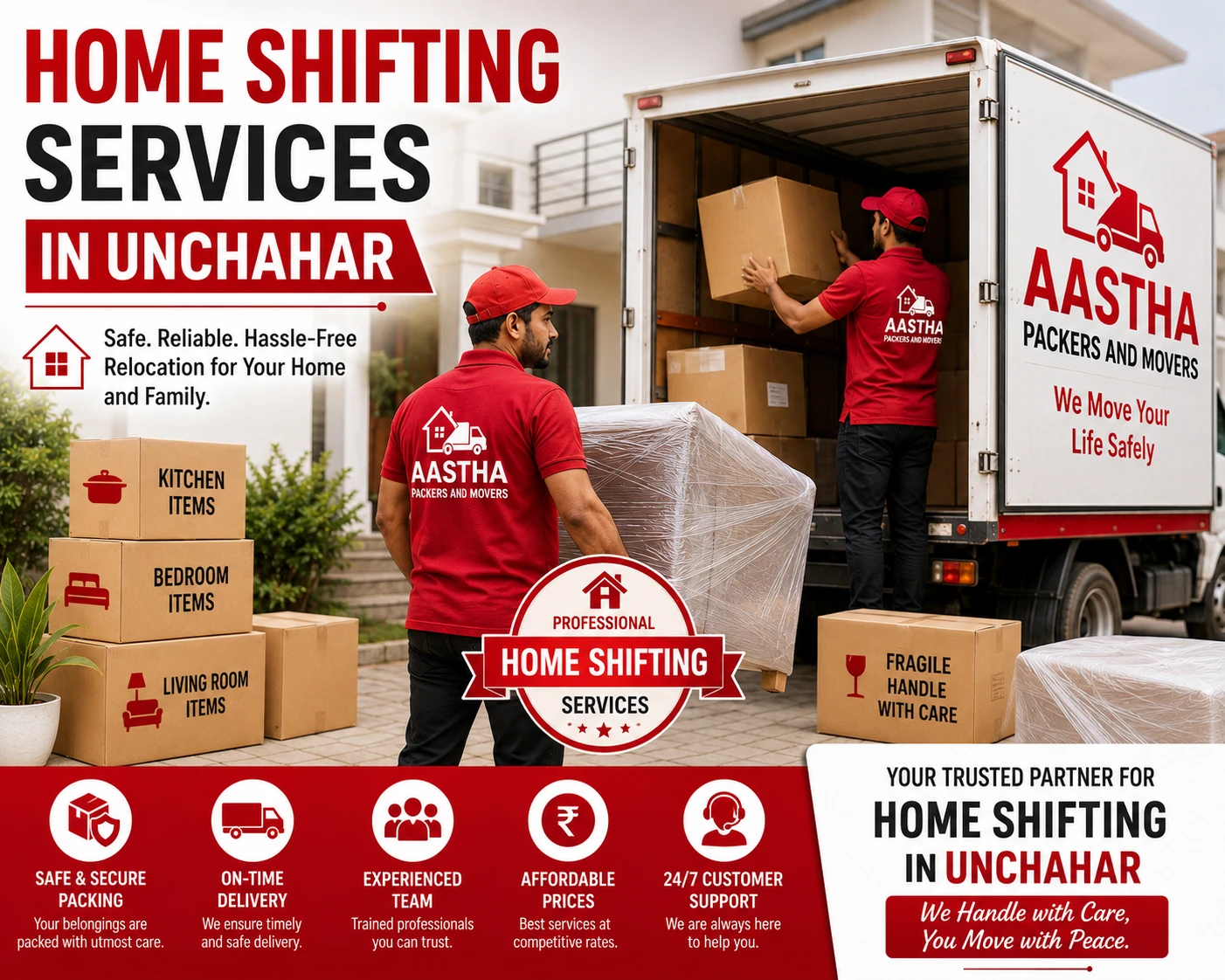 Home Shifting Services in Unchahar