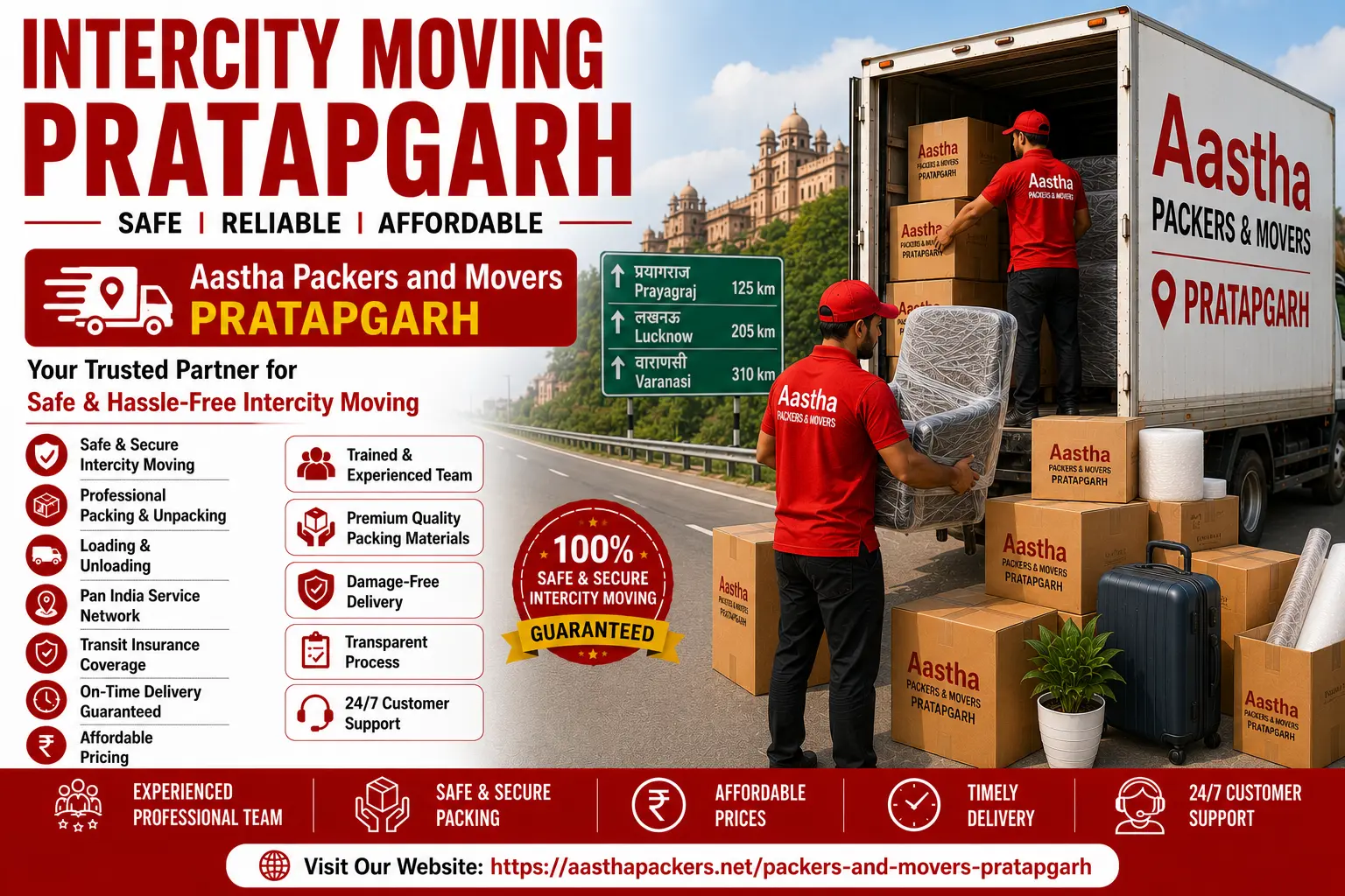 Intercity Moving Pratapgarh