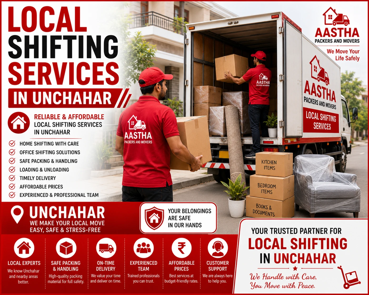 Local Shifting Services in Unchahar