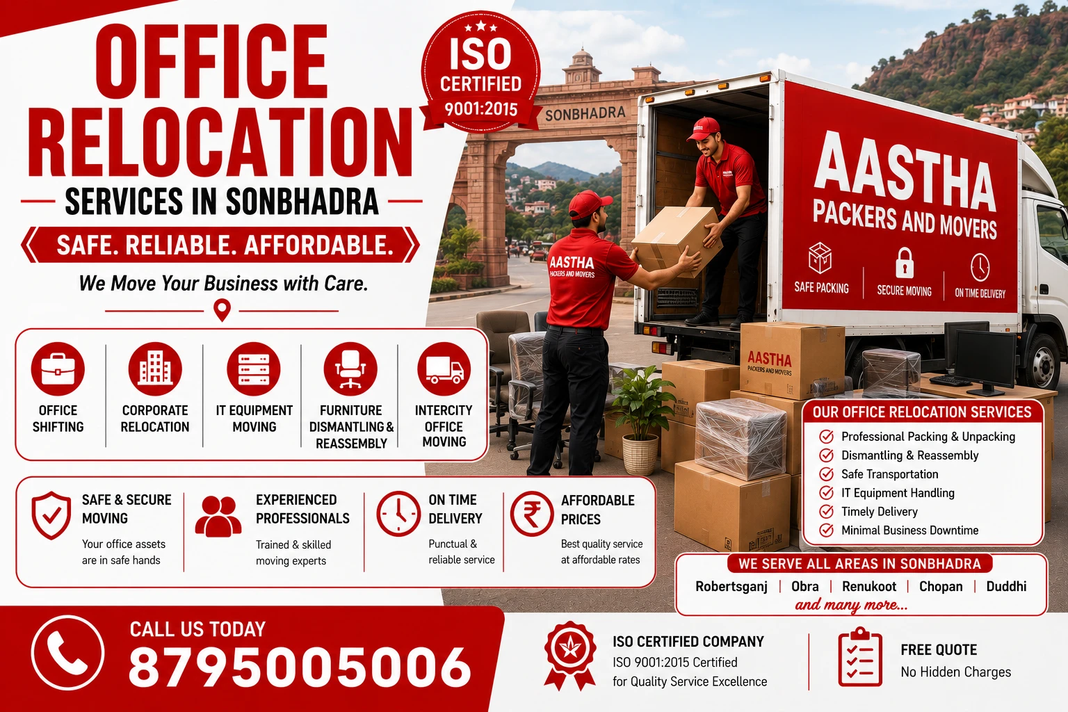 Office Relocation Services in Sonbhadra