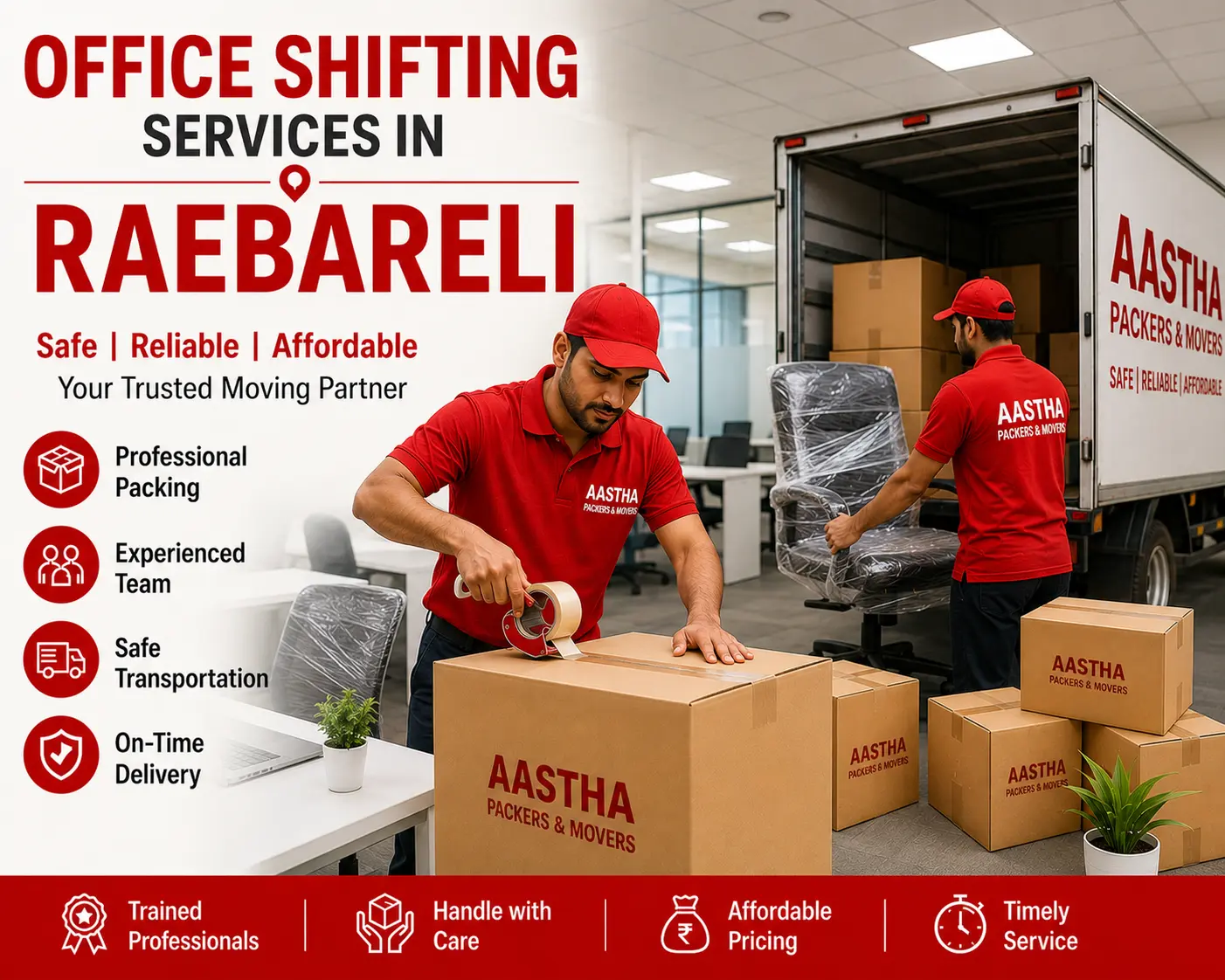 Office Shifting Services in Raebareli