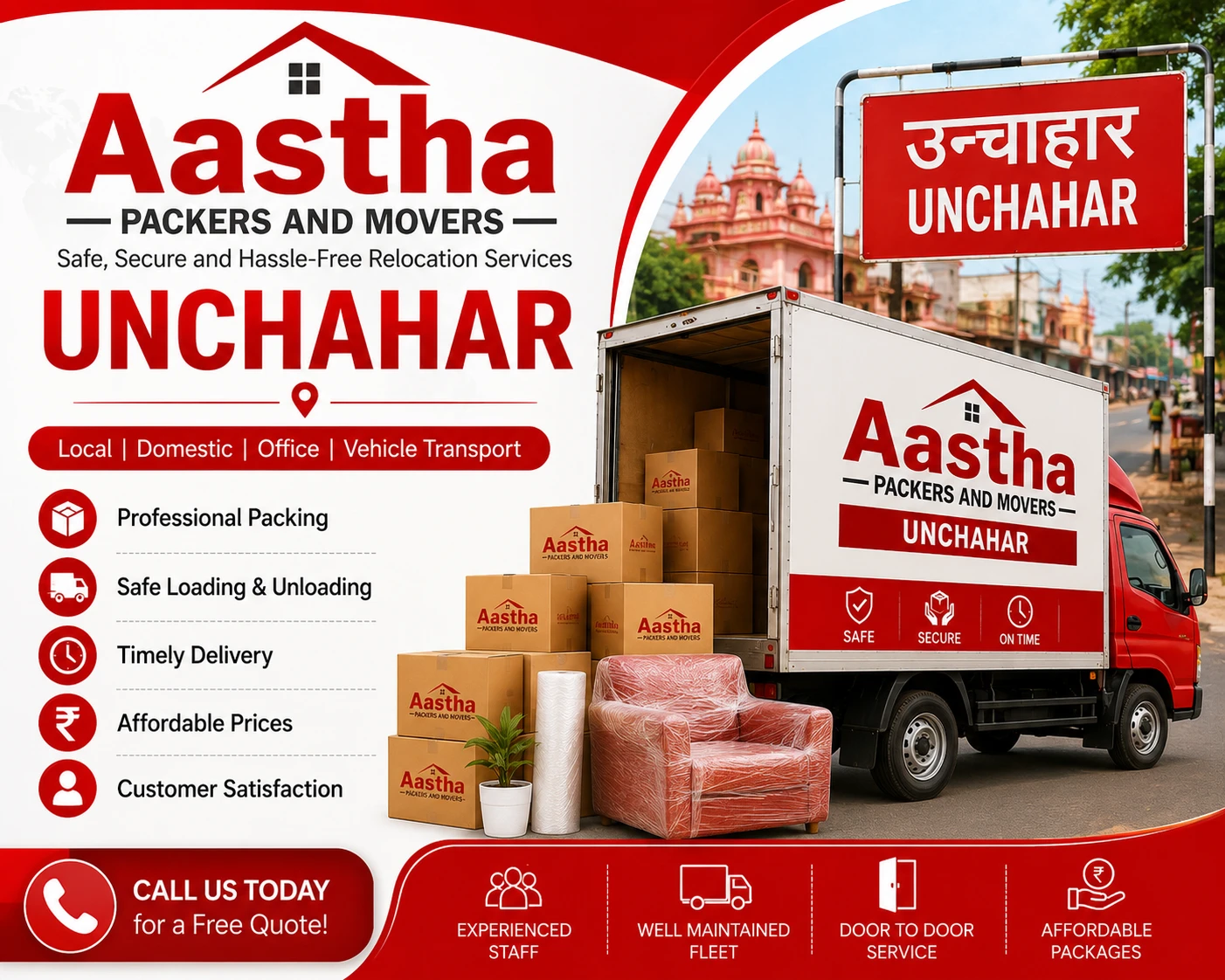 Packers and Movers Unchahar